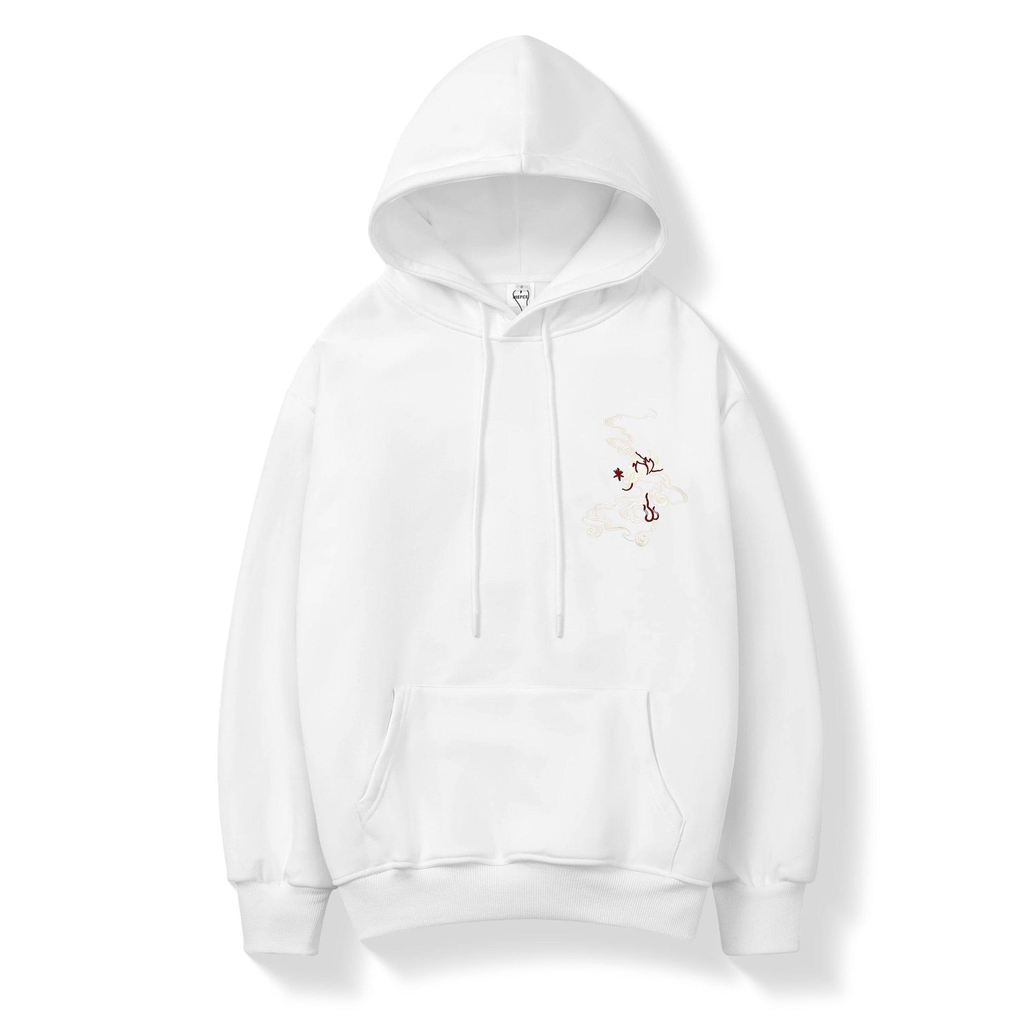 KH9011 Striking Phoenix Embroidery Hoodie - Lunafy